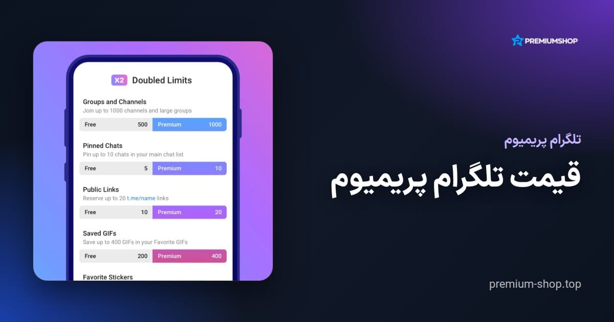 قیمت تلگرام پریمیوم
